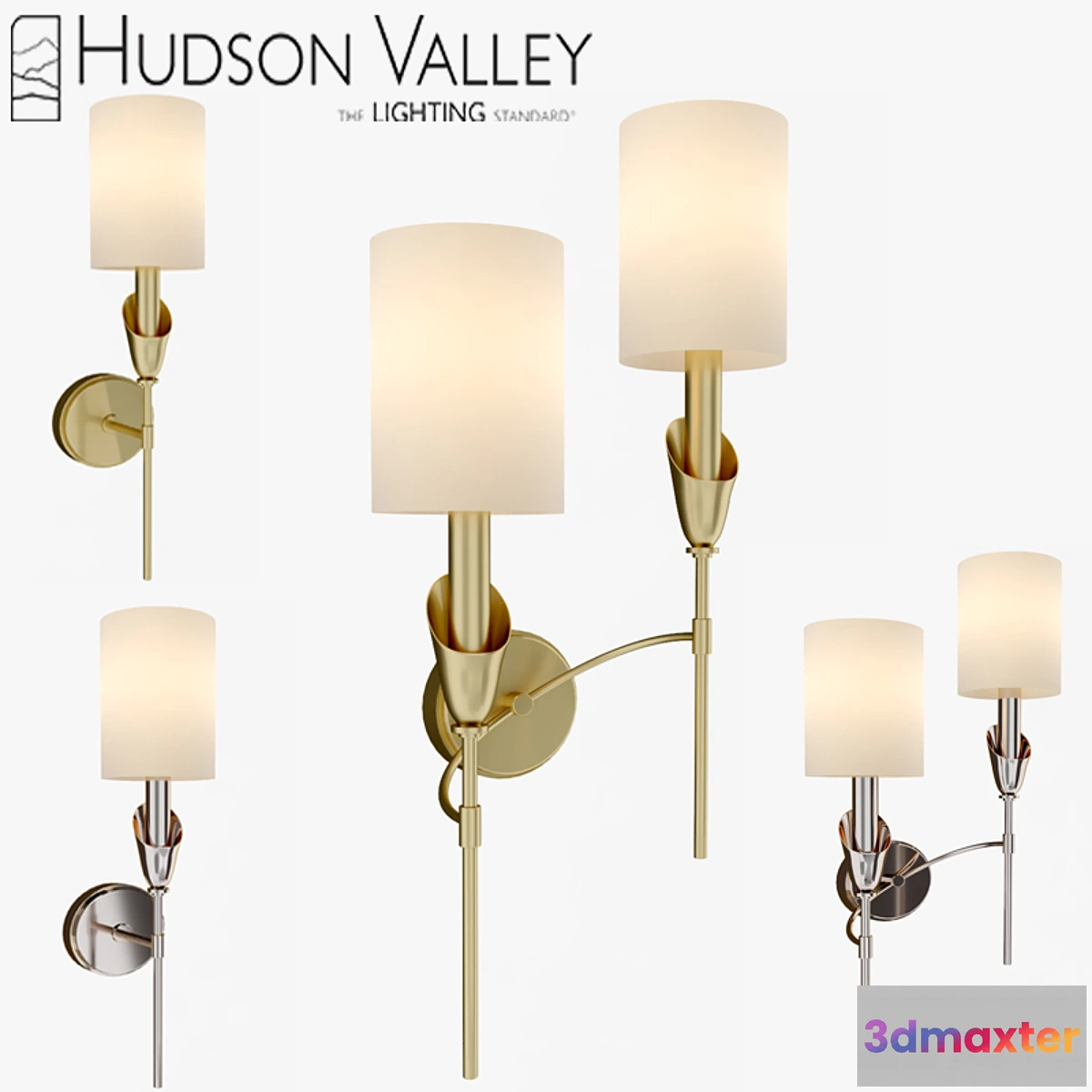 1467626 - Tate in 1311 and 1312 Hudson Valley Lighting 3D Max