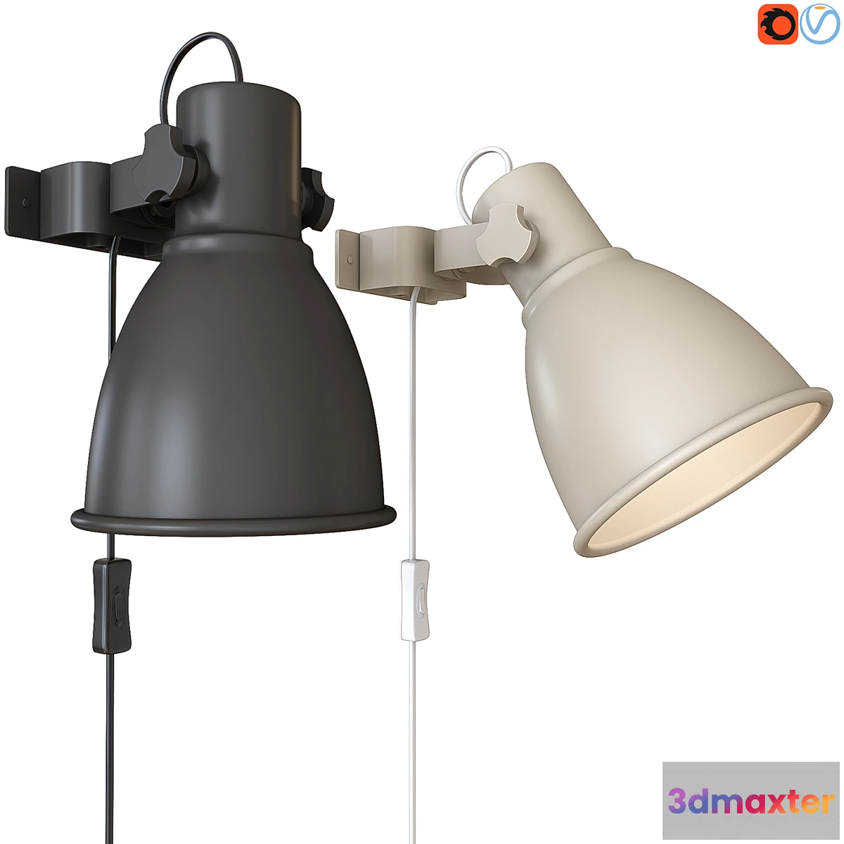 1467810 - Sconce IKEA HEKTAR 3D Max