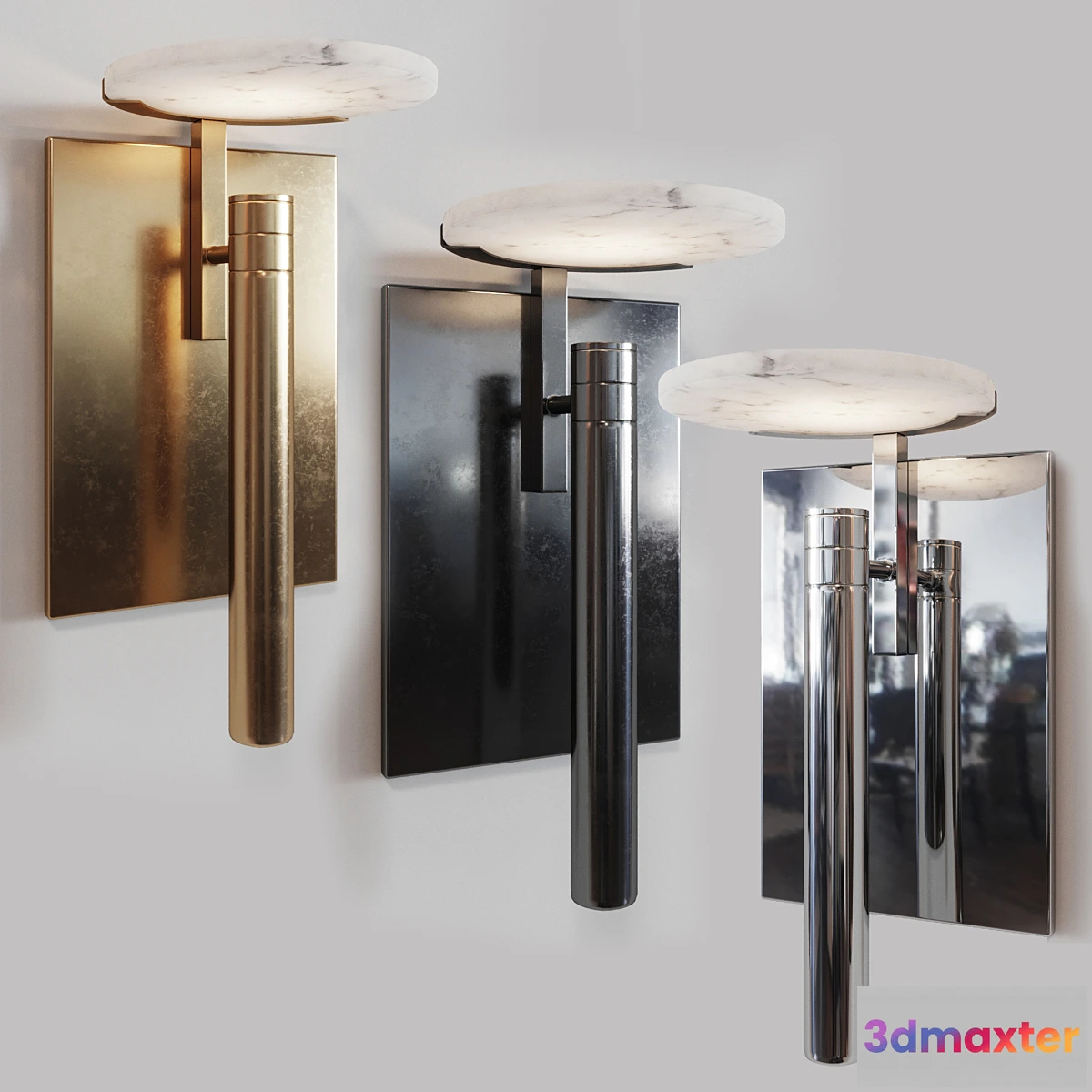 1468318 - Melange floating disc sconce by Kelly Wearstler 3D Max