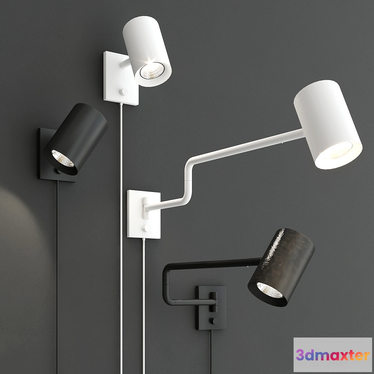 1470334 - IKEA nimone wall lamp collection 3D Max