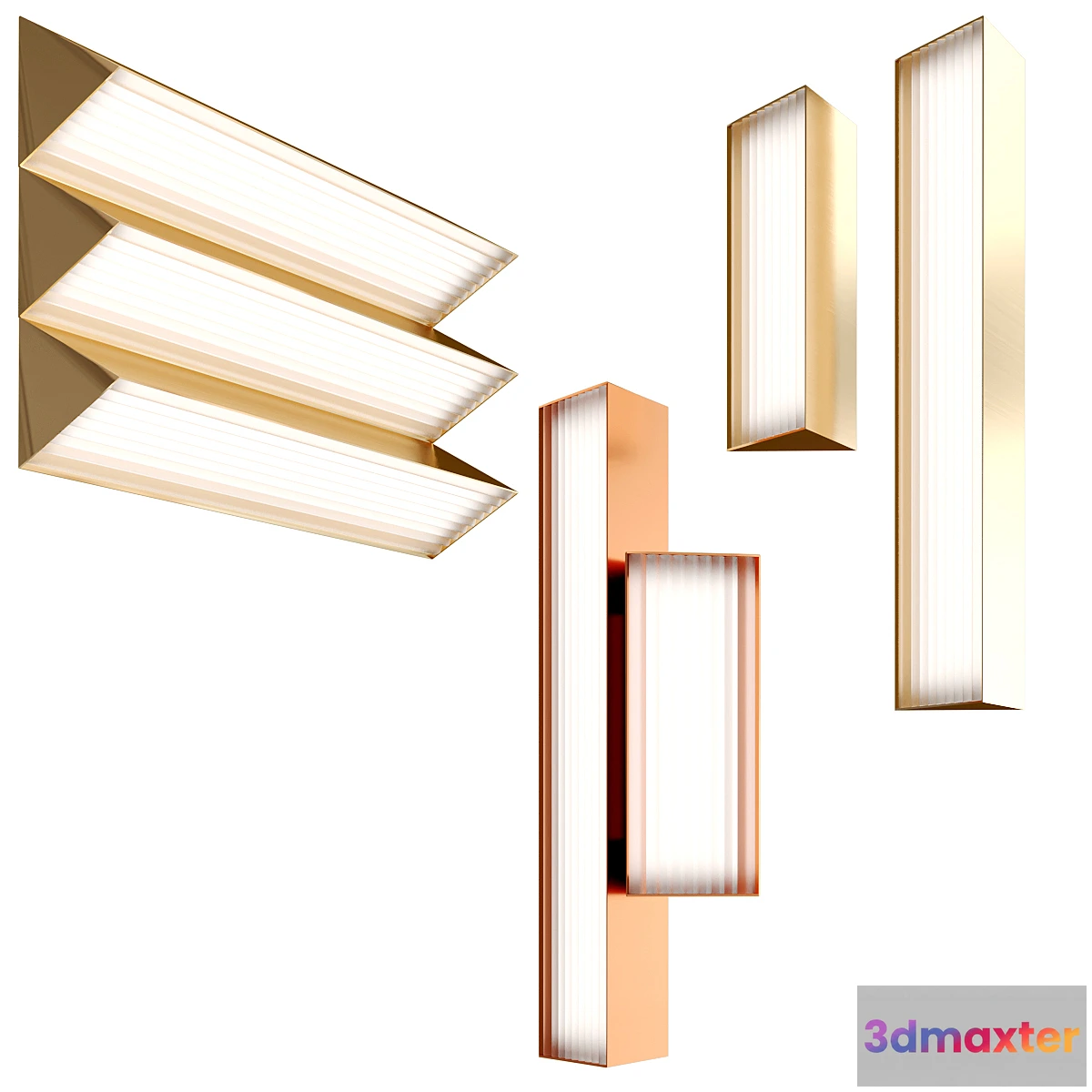 1470476 - STICK wall lamp collection 3D Max