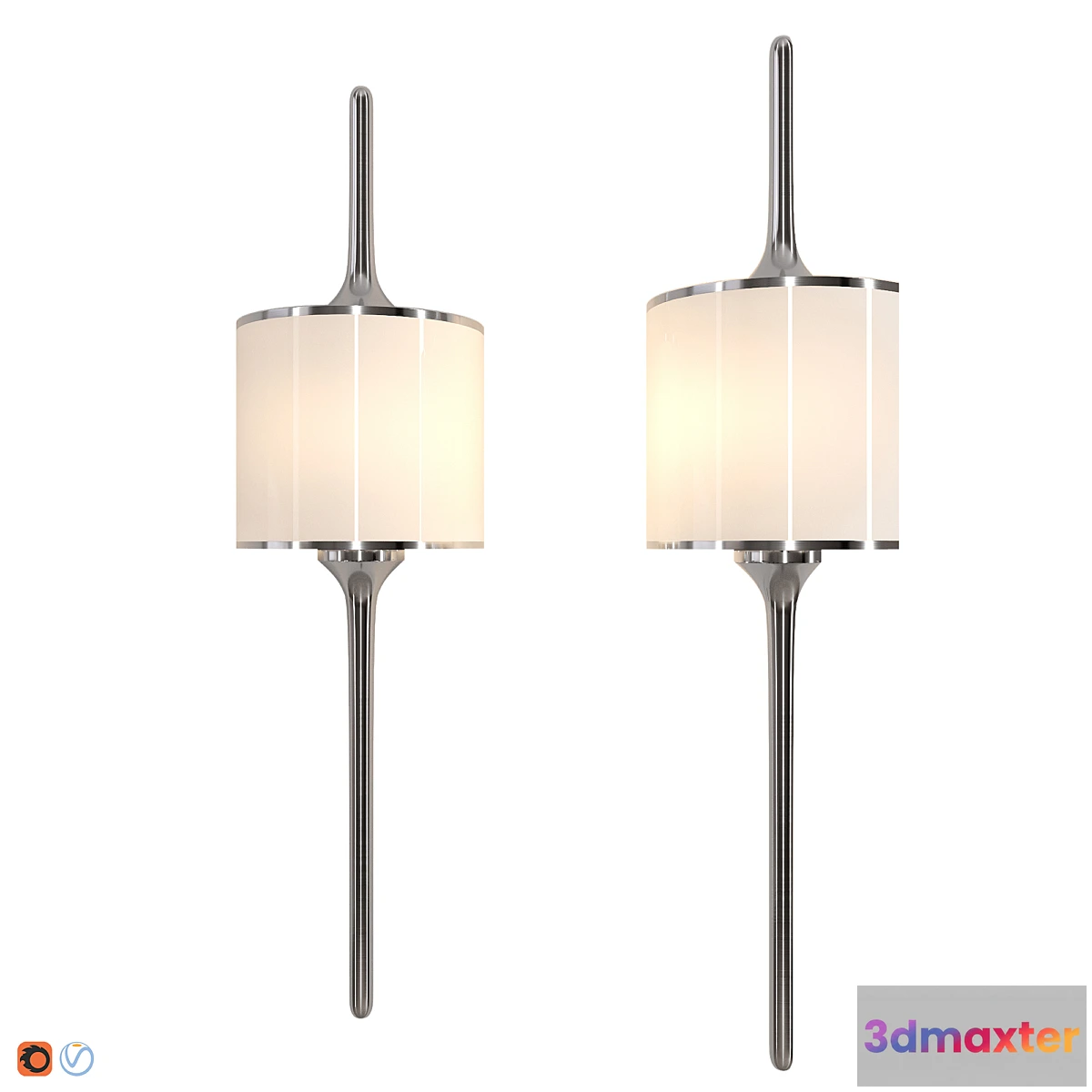 1471180 - Bathroom sconces Elstead MONA _ L PC 3D Max
