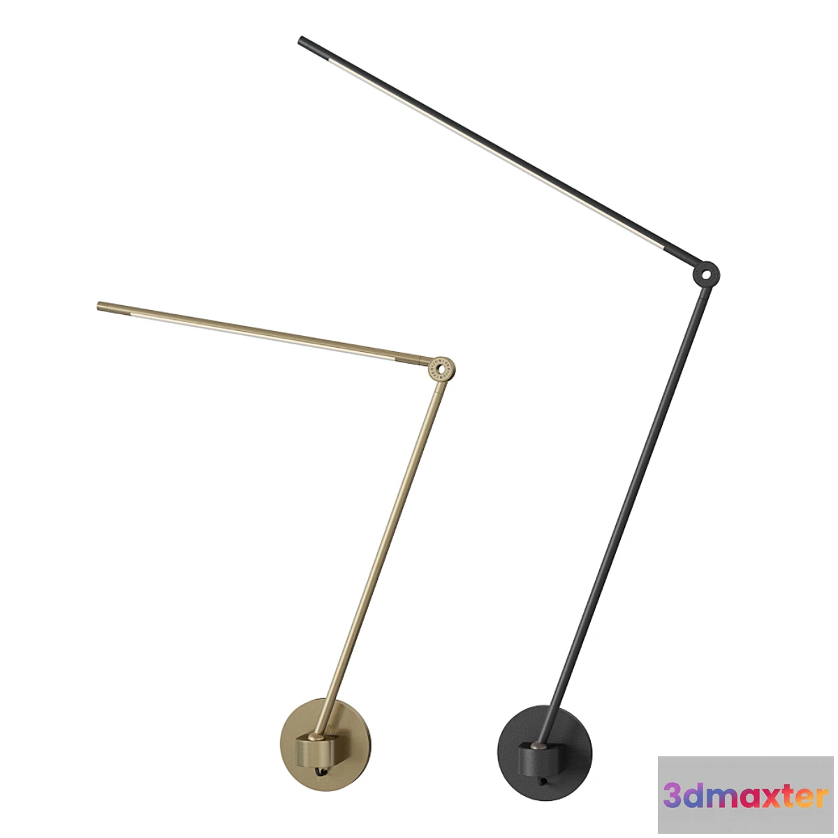 1471542 - Juniper Thin task lamp with wall mount 3D Max