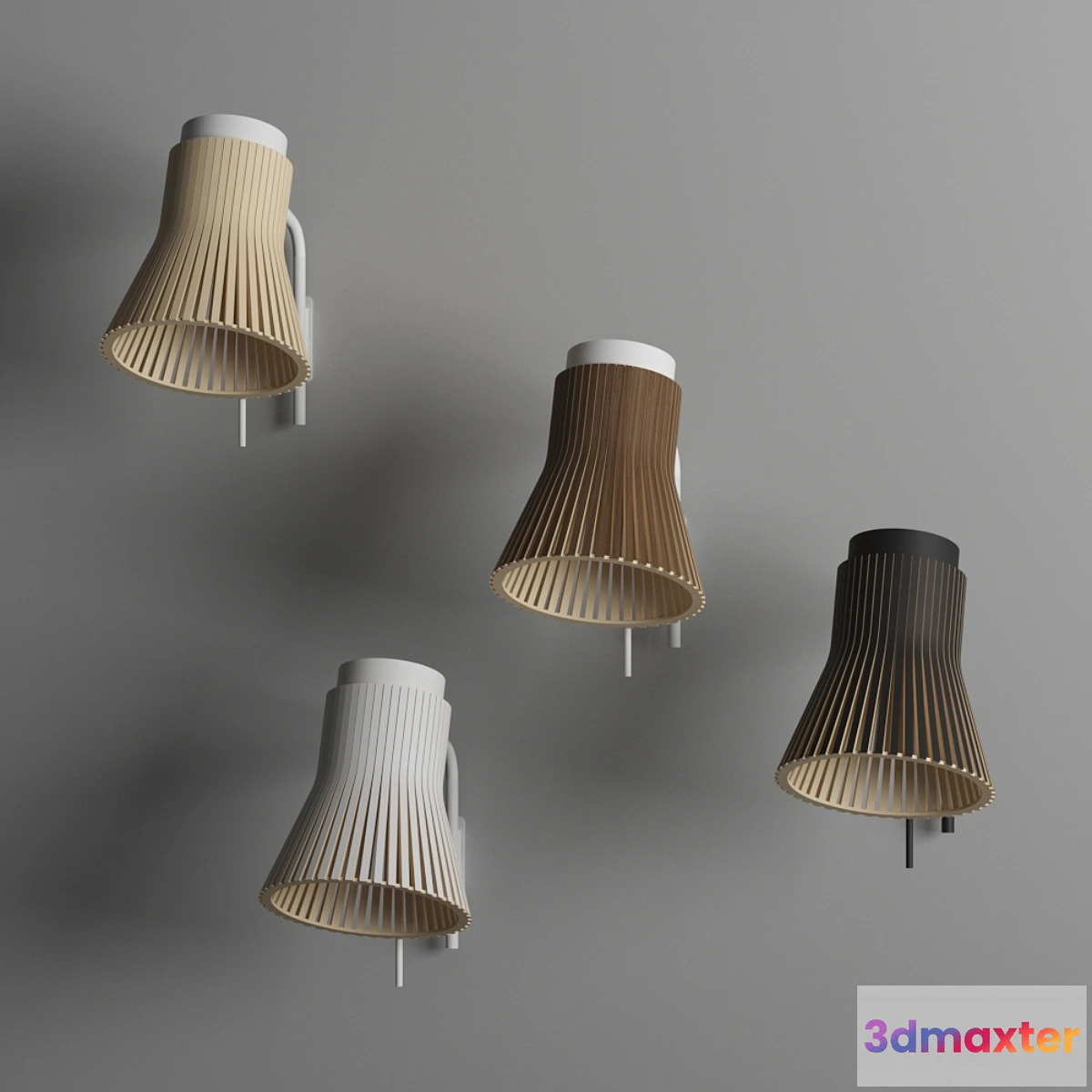 1473594 - Secto Design Petite 4630 Wall Lamp 3D Max