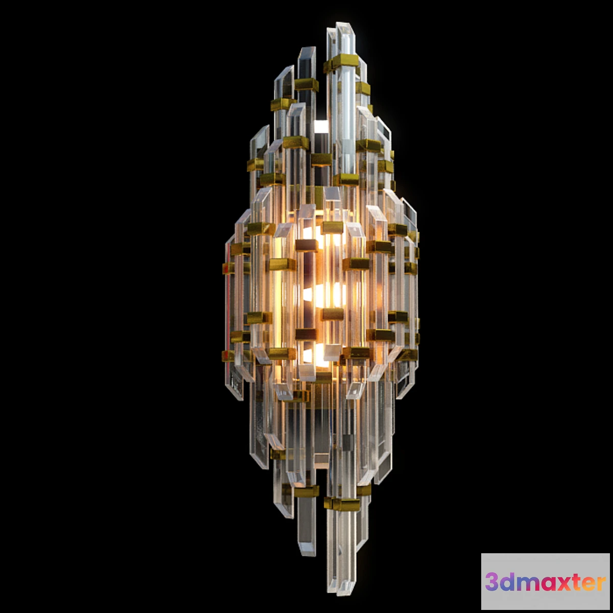 1475760 - Houseton crystal wall lamp 3D Max