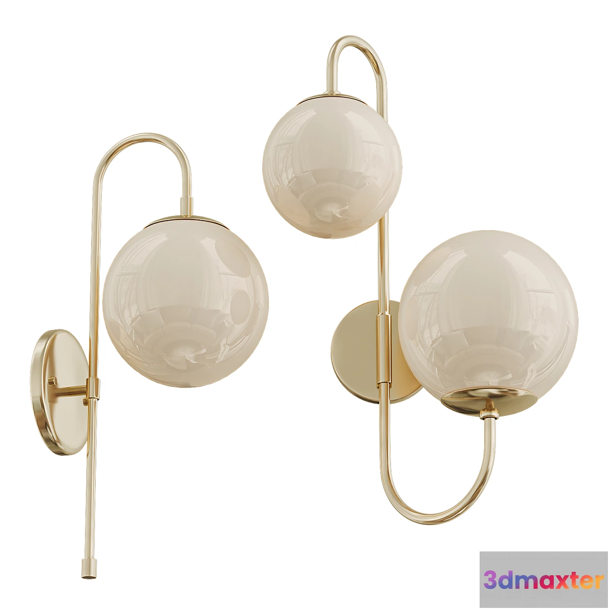 1476210 - Ball Wall Sconce Light 3D Max