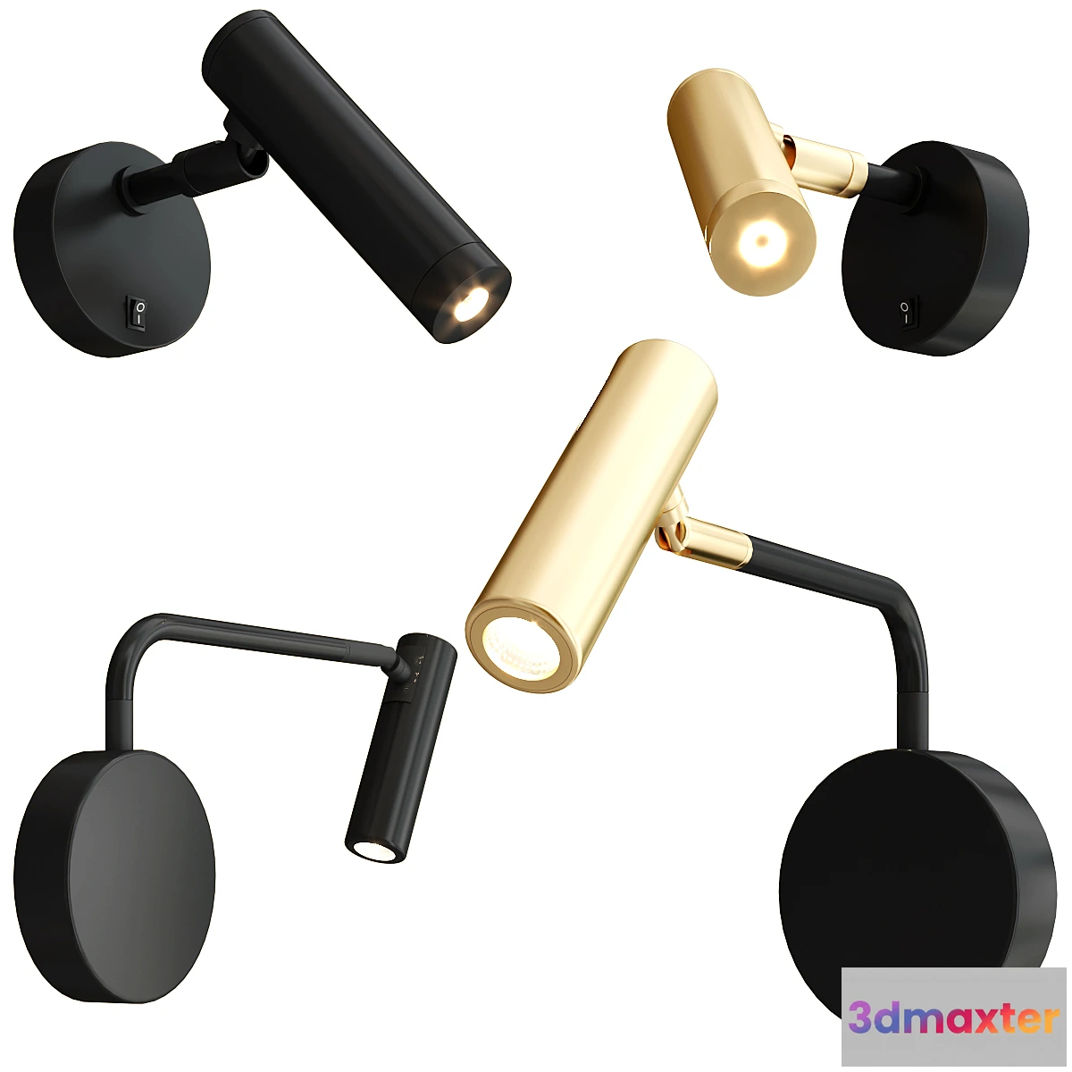 1477566 - MAHO and MARU AROMAS wall lamps 3D Max