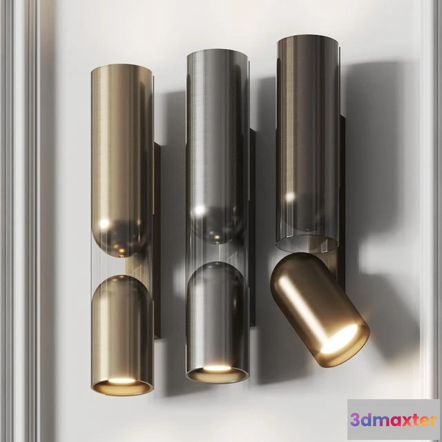 1539377 - Penta Clash Wall Lamps 3D Max