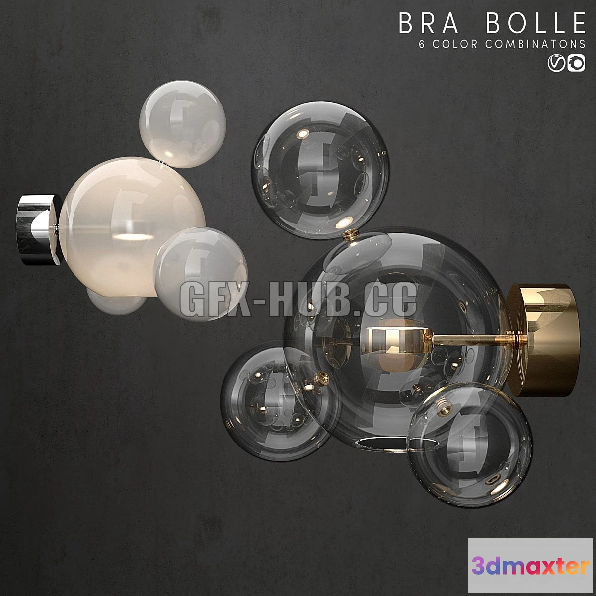 1541267 - Bra G & C Bolle 4 Bubble 6 colors 3D Max