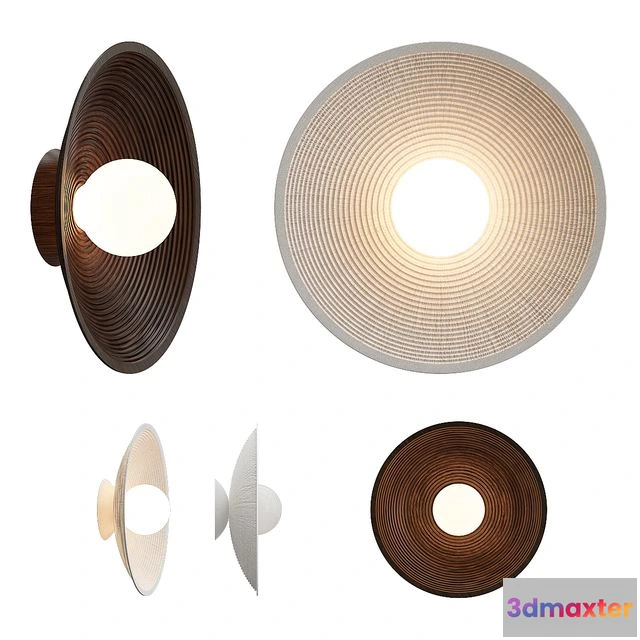 1545678 - Concentric Wall Lamp 3D Max