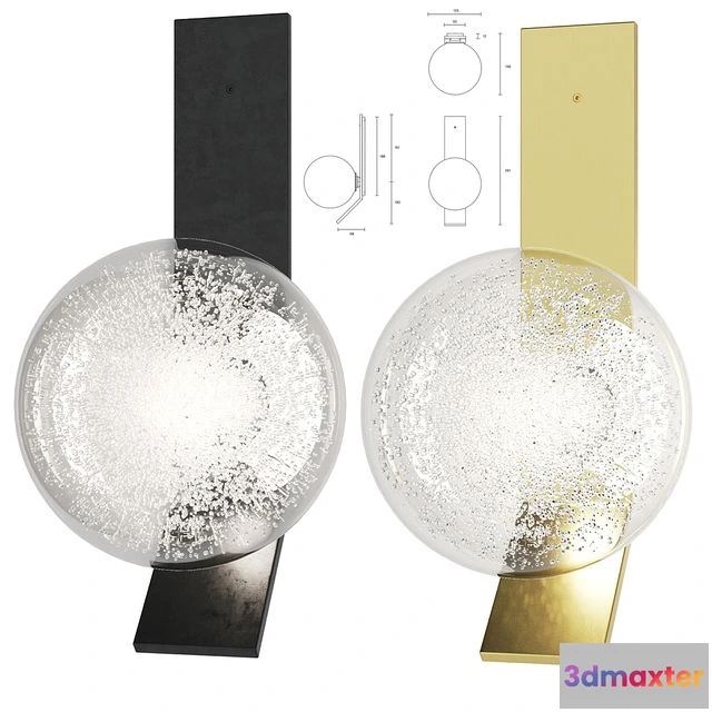 1553665 - Wall lamp ARTICOLO FIZI SCONCE 3D Max