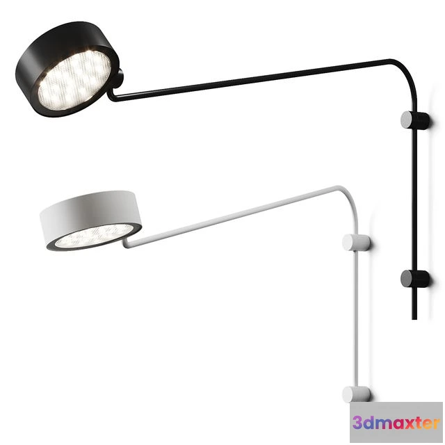 1554721 - Zafferano Super O Wall Lamp 3D Max