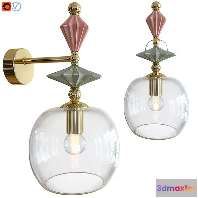1560342 - Wall lamp Odeon Light BIZET 3D Max