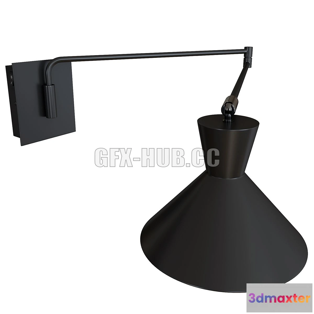1564439 - Voltige wall lamp by La Redoute 3D Max