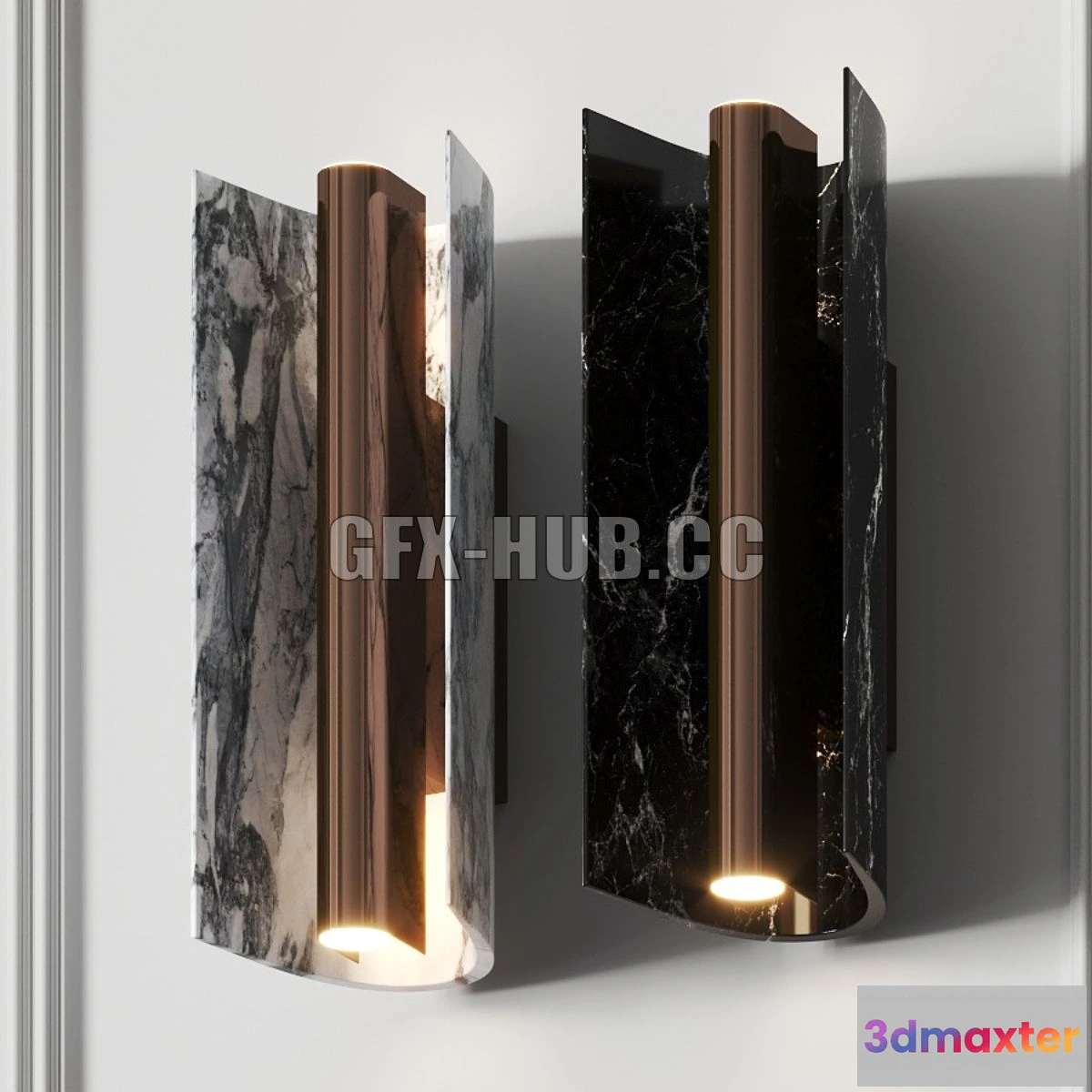 1566052 - Visionnaire Wave Sconce 3D Max
