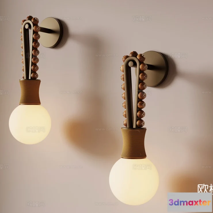 1575146 - Wall Light 3D Gratis - 008 3D Max
