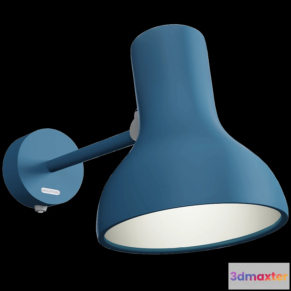 1660750 - Anglepoise - Wall lamp Type 75 Mini Margaret Howell Edition 3D Max