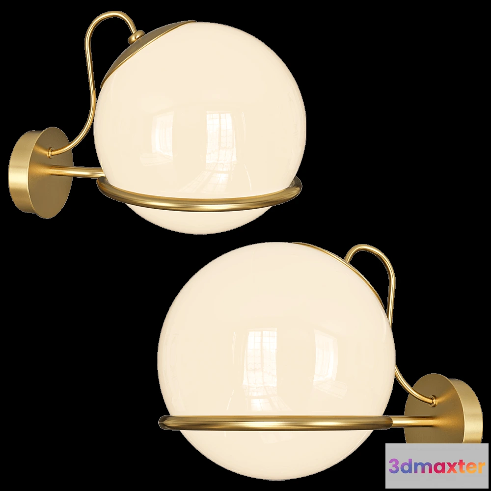 1660798 - Astep - Wall lamp Model 2381 3D Max