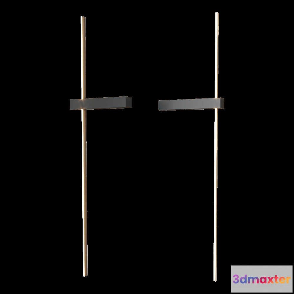 1660822 - Byled  - Wall lamp Flare-Ln 3D Max