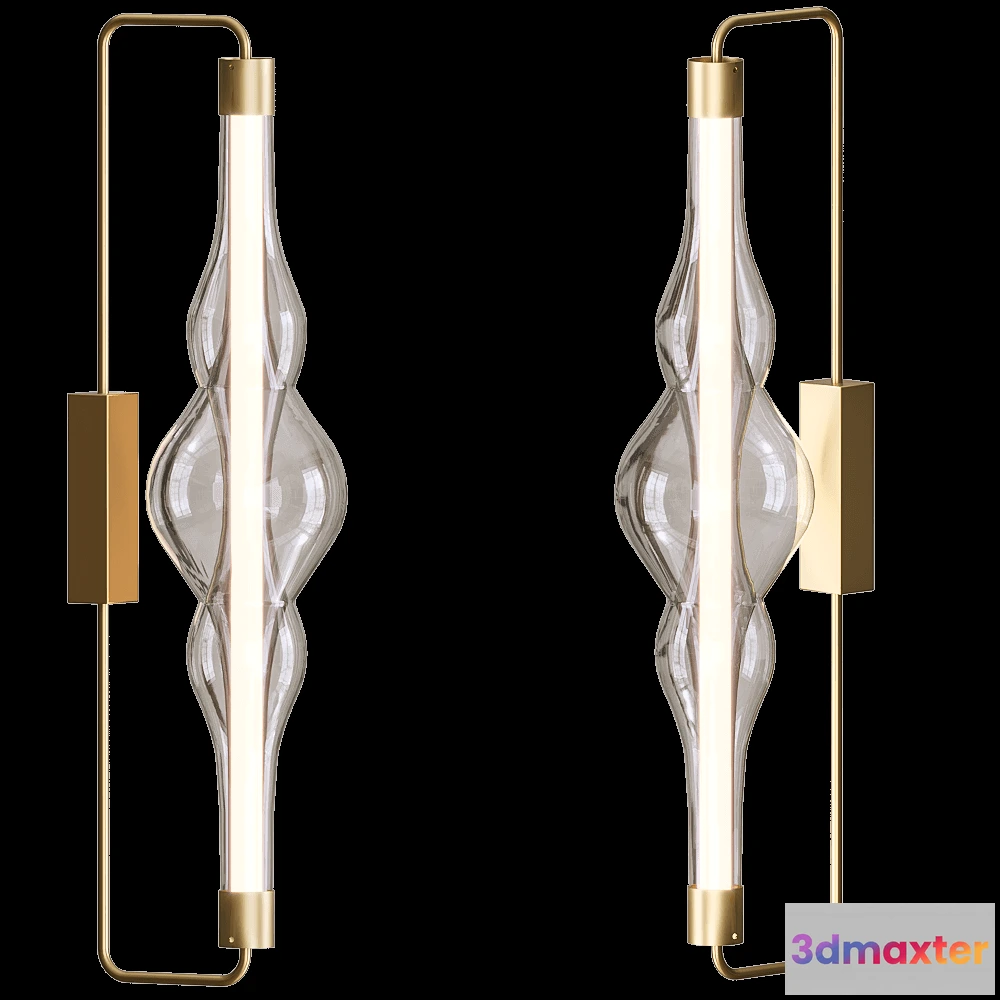 1660852 - Cangini & Tucci - Wall lamp Frequency 3D Max