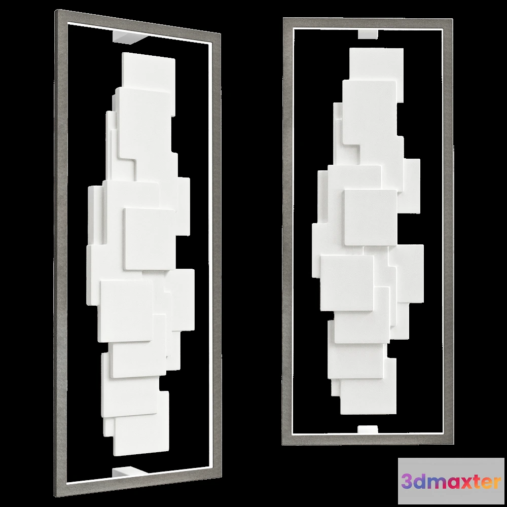 1660922 - CINIER - Wall lamp Sculptural LT 3D Max