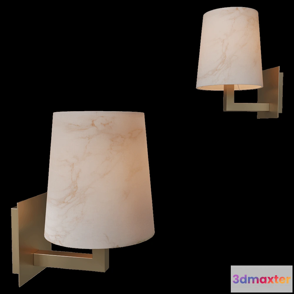 1660978 - Contardi  - Wall lamp Tonda ap 3D Max