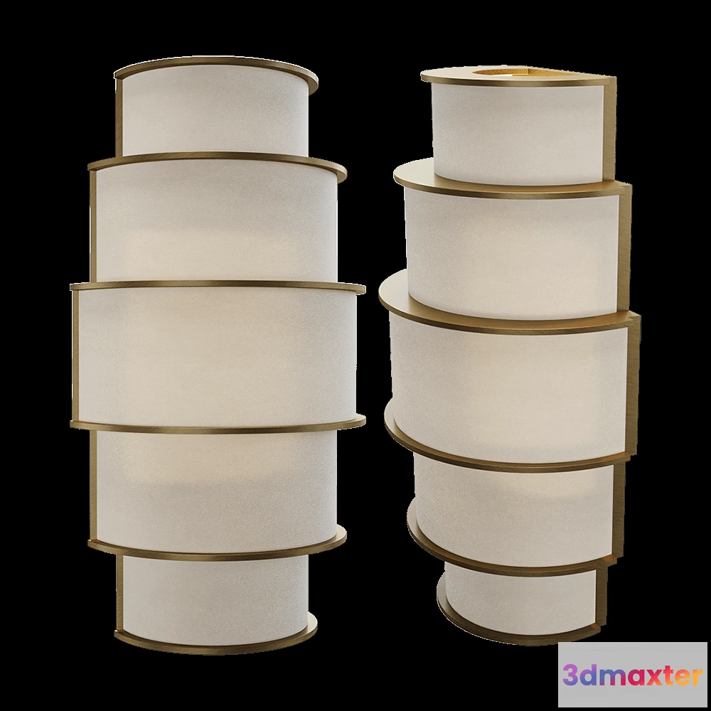 1660984 - CPRN HOMOOD - Wall lamp Art.C358 3D Max