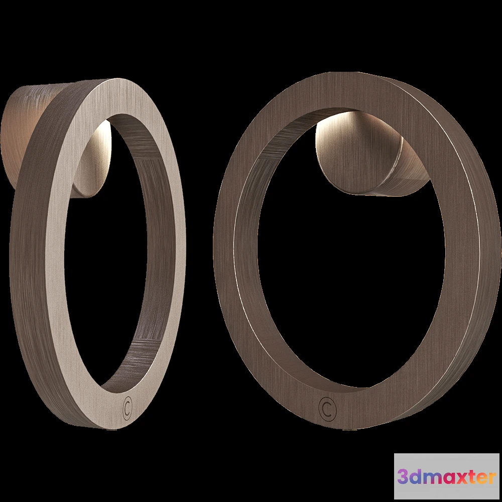 1660988 - CPRN HOMOOD - Wall lamp Ring applique Art.D683 3D Max