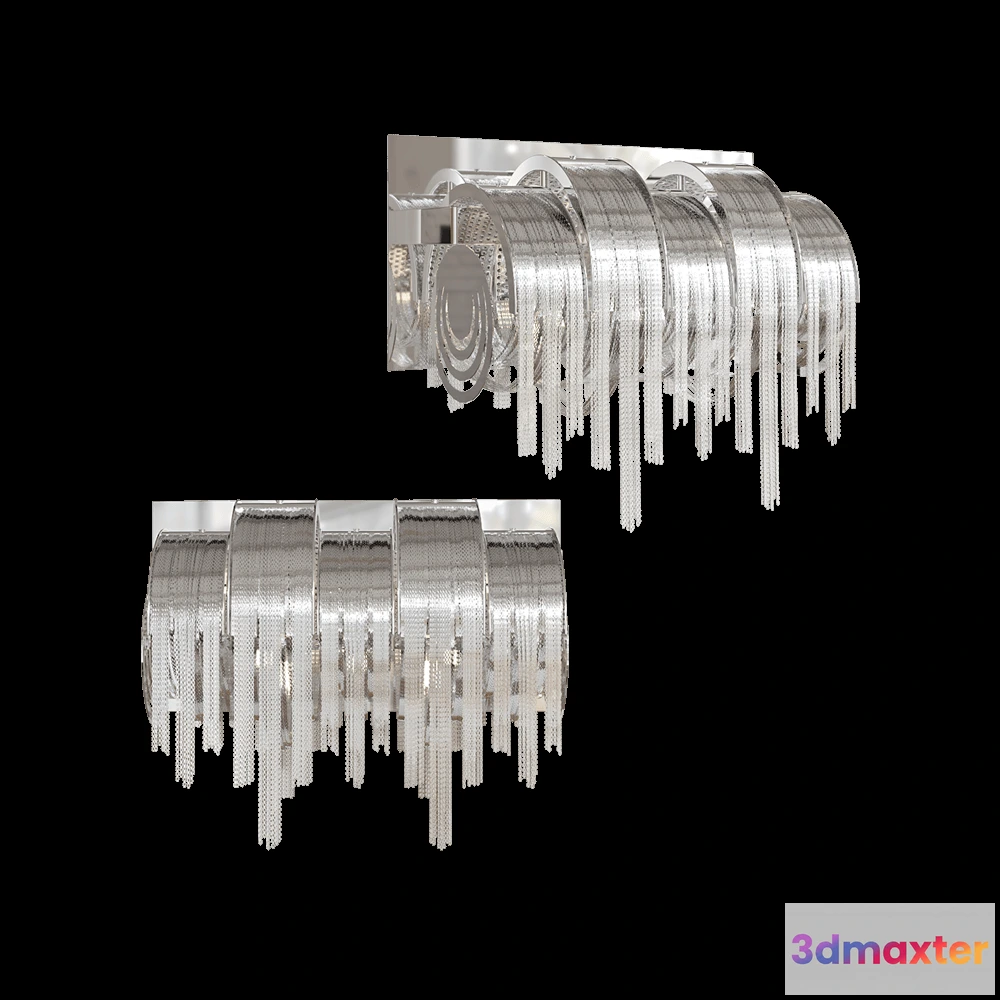 1661038 - CRYSTAL LUX - Wall lamp CITY LIGHTS AP3 3D Max