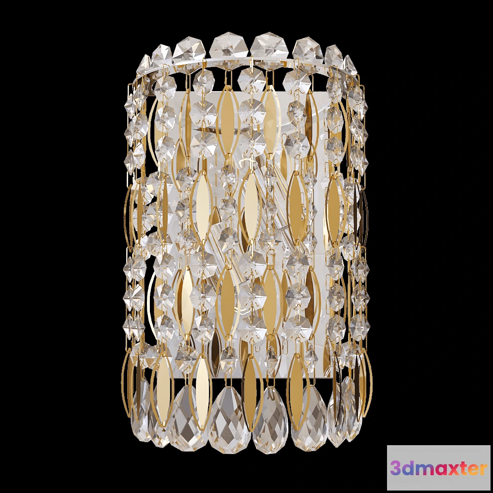 1661056 - CRYSTAL LUX - Wall lamp Lirica AP2 3D Max