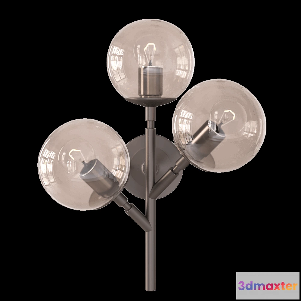 1661078 - CRYSTAL LUX - Wall lamp Medea AP3 3D Max