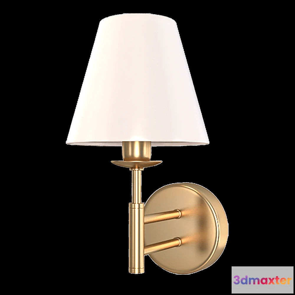 1661086 - CRYSTAL LUX - Wall lamp Flavio AP1 gold 3D Max