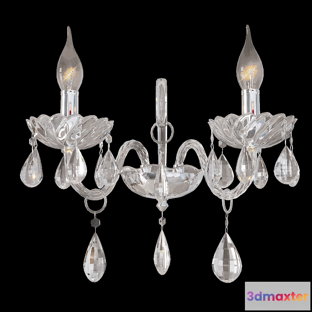 1661102 - CRYSTAL LUX - Wall lamp Cove AP2 3D Max