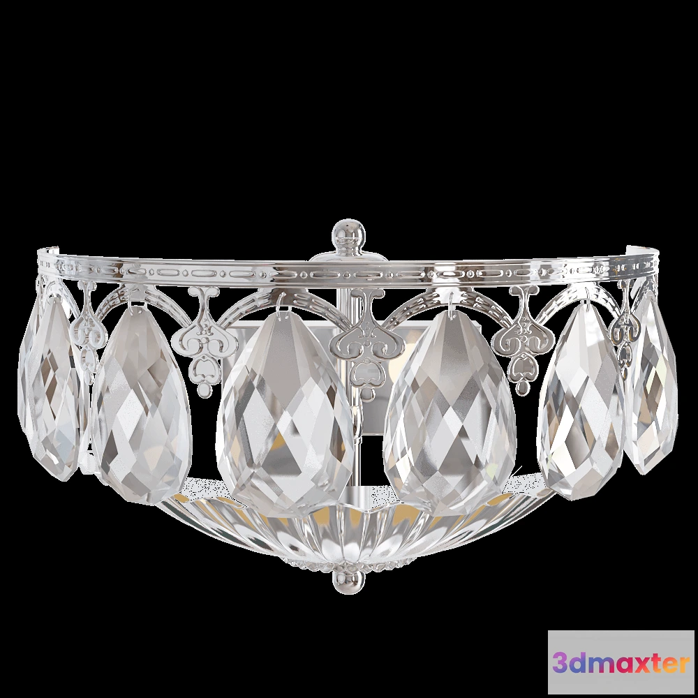 1661110 - CRYSTAL LUX - Wall lamp Canaria AP2 3D Max
