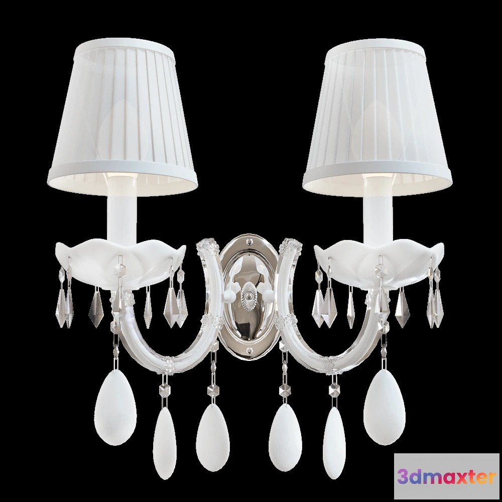 1661114 - CRYSTAL LUX - Wall lamp Balance AP2 3D Max