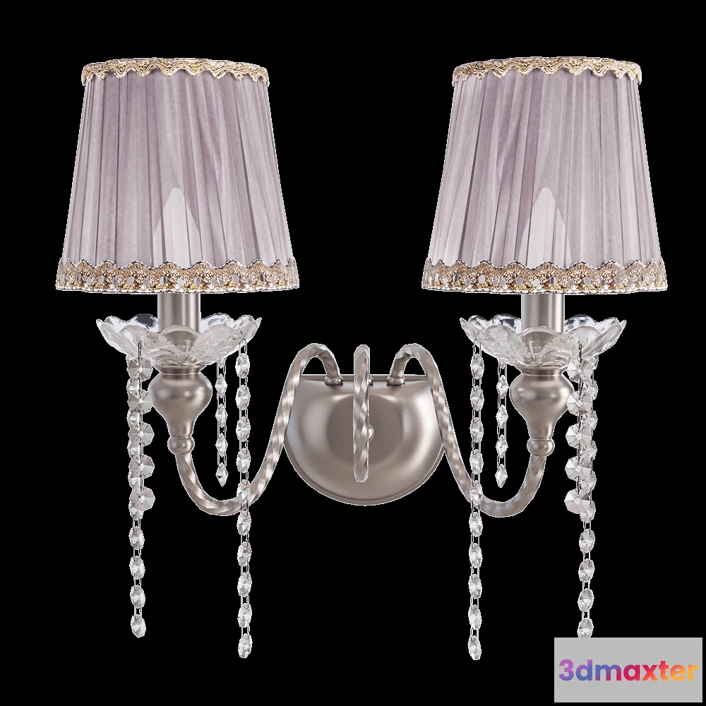 1661128 - CRYSTAL LUX - Wall lamp Alegria AP2 3D Max