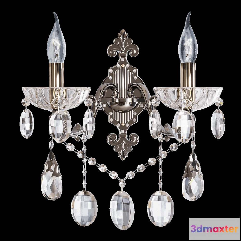 1661134 - CRYSTAL LUX - Wall lamp Absolut AP2 3D Max