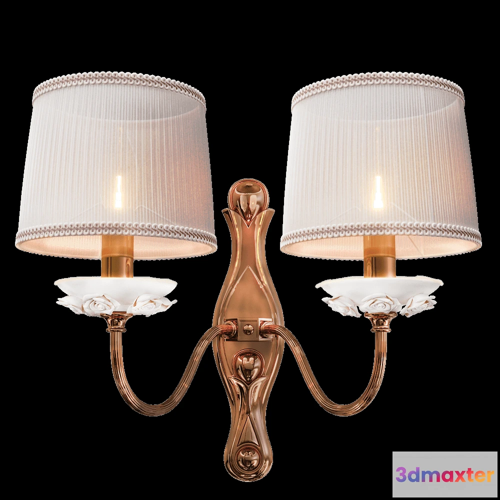 1661138 - CRYSTAL LUX - Wall lamp Adagio AP2 3D Max