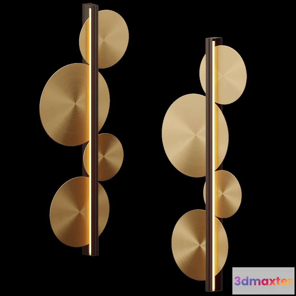 1661166 - CVL  - Wall lamp Strate Moon 3D Max