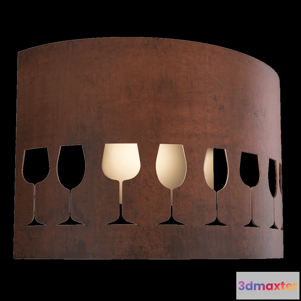 1661218 - ELITE TO BE - Wall lamp Goblet 3D Max