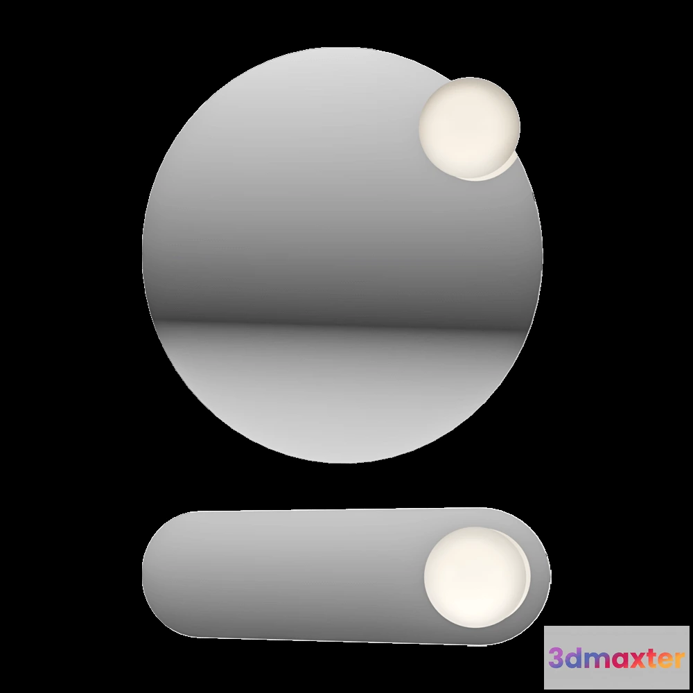 1661250 - ESTILUZ - Wall lamp Circ A 3D Max