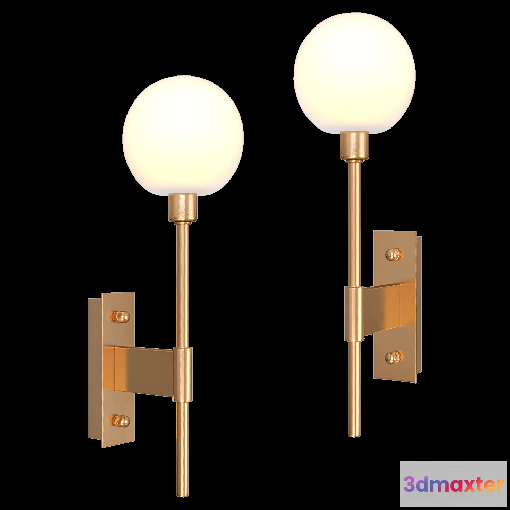 1661276 - FAVOURITE - Wall lamp Babylon 2515-1W 3D Max