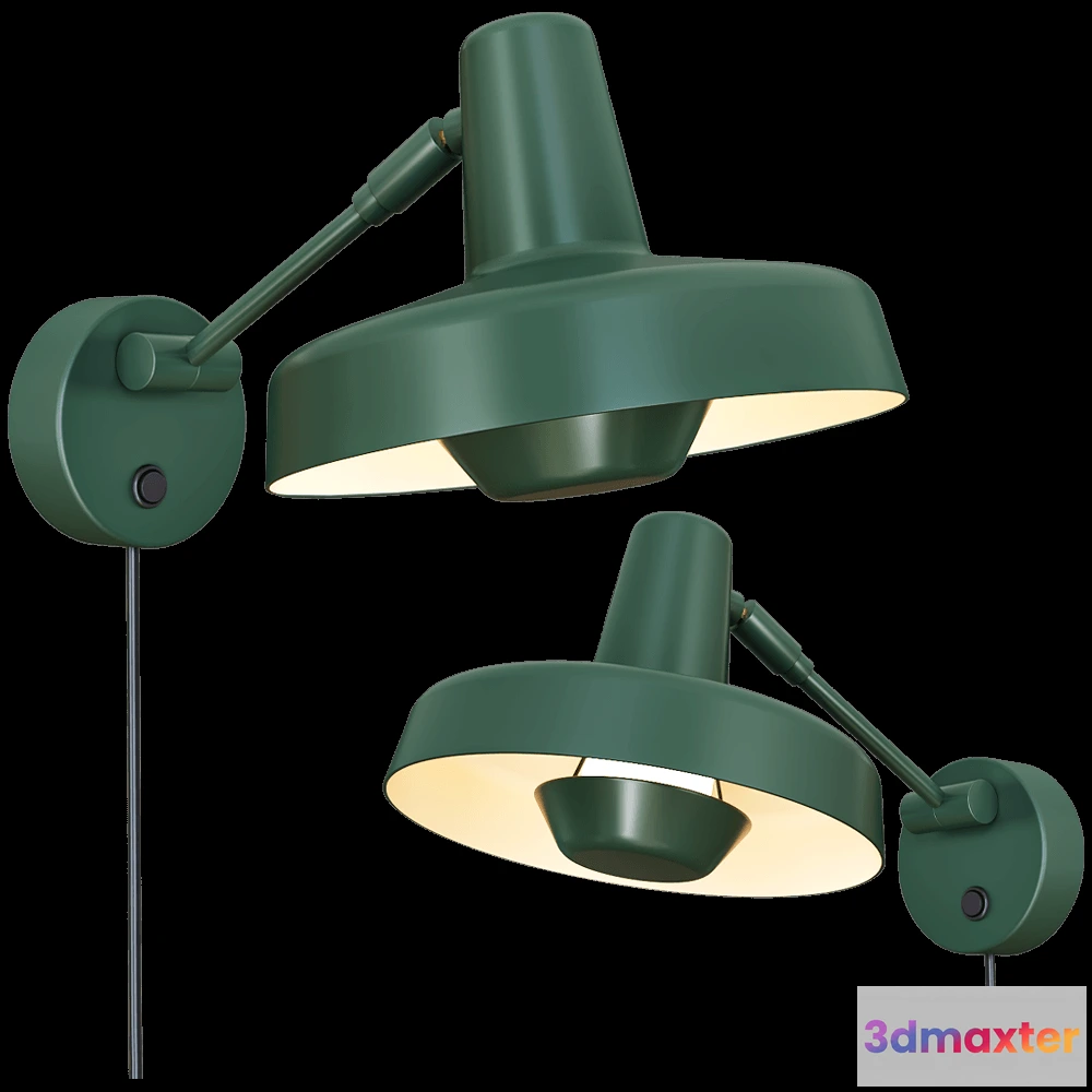 1661402 - Grupa - Wall light Arigato extra short 3D Max