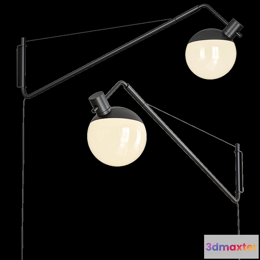 1661404 - Grupa - Wall lamp Baluna long 3D Max
