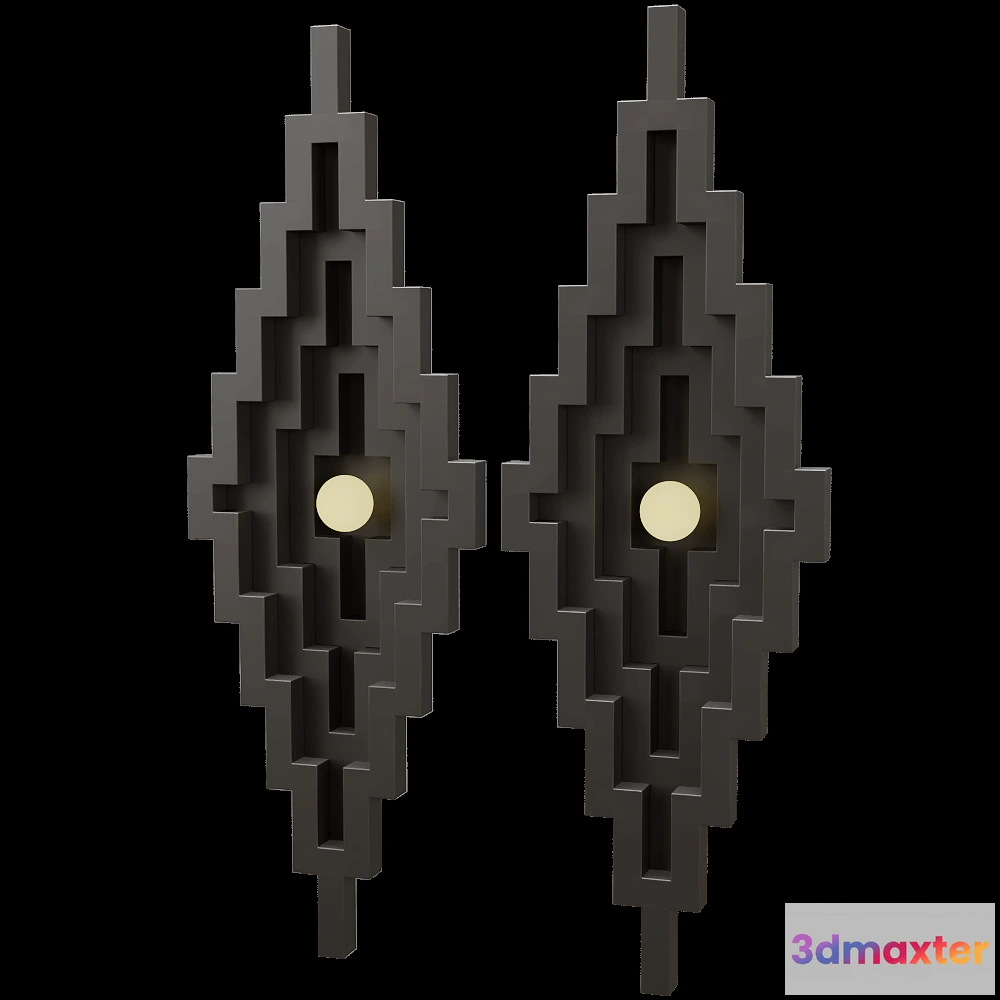 1661408 - HANI - Wall lamp AZTEC 3D Max