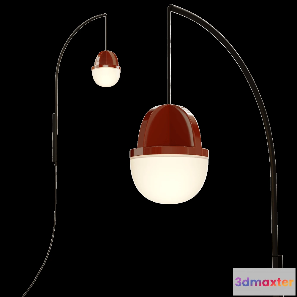 1661428 - HIND RABII - Wall lamp  Half&Half 3D Max