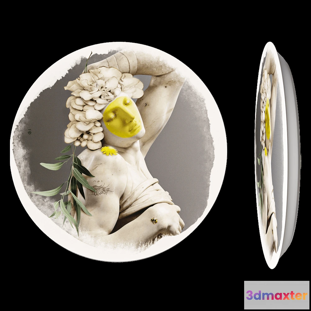 1661438 - ibride - Wall lamp Il Divino 3D Max