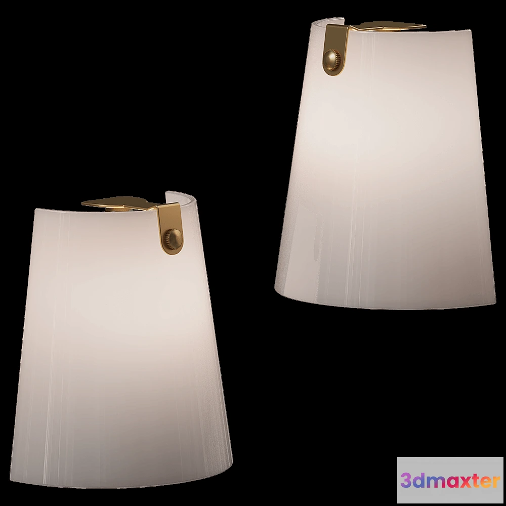 1661472 - Il Fanale - Wall lamp Bell 287.04.ONB 3D Max