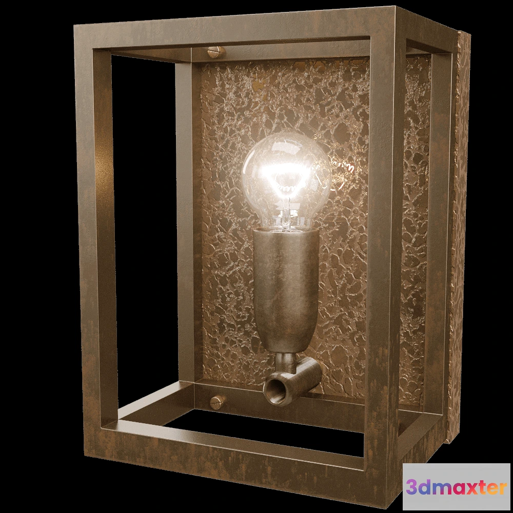 1661482 - Il Fanale - Wall lamp Quadro 3D Max