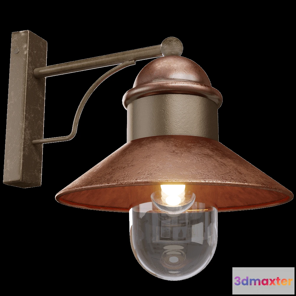 1661484 - Il Fanale - Wall lamp Borgo 3D Max